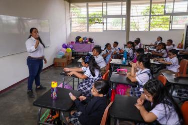 Niños de educación básica en México