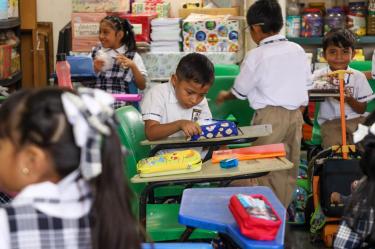 Niños de educación básica en México