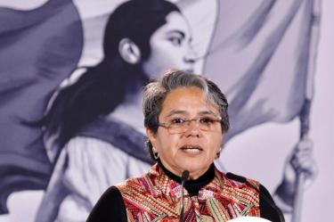 Durante su exposición, Buenrostro también destacó indicadores relacionados con la confianza ciudadana.