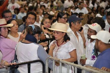 Beatriz Mojica Morga resaltó el pronunciamiento realizado por la mandataria durante una conferencia matutina, en el que reconoció su trayectoria dentro del movimiento.