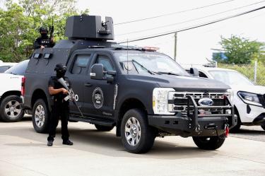 Operativo conjunto donde fue tenido el presidente municipal de Juchitán de Zaragoza