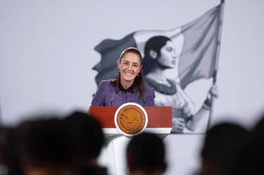 La Presidenta Claudia Sheinbaum destacó que en cinco años son 7 millones de mexicanas y mexicanos más los que cuentan con agua en sus domicilios