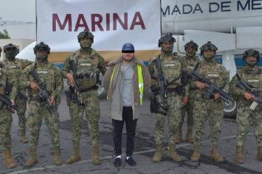 También fue mencionado en la declaración que dio el contraalmirante asesinado en Manzanillo, Fernando Rubén Guerrero Alcántar"
