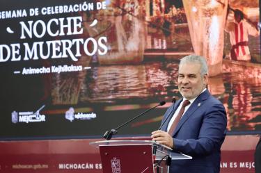 El gobernador de Michoacán, Alfredo Ramírez Bedolla presentó el programa general de actividades