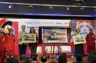 La idea del billete provino de Olivia Salomón Vibaldo, directora general de Lotería Nacional, quien aseguró que el proyecto refleja la visión del futuro del país y el talento mexicano en la rama de la tecnología.