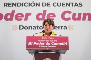 Se anuncian nuevos proyectos como: la Universidad Agroalimentaria del Sur, siete Clínicas de Salud Bienestar Contigo, Ciudad Mujeres en Tenancingo y un nuevo cuartel de la Policía Estatal en Texcaltitlán.