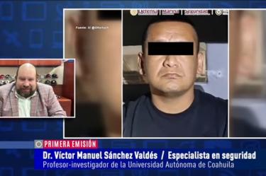 Dr. Víctor Manuel Sánchez Valdés, profesor investigador de la Universidad Autónoma de Coahuila