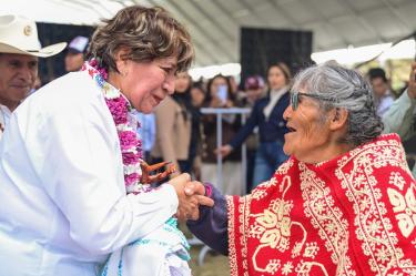 259 obras, 615 tractores y apoyo a más de 180 mil mujeres: Delfina Gómez rinde cuentas ante 40 mil mexiquenses en San Felipe del Progreso