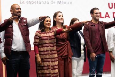Beatriz Mojica rinde protesta como Coordinadora de los Comités de Defensa de la Transformación en Guerrero