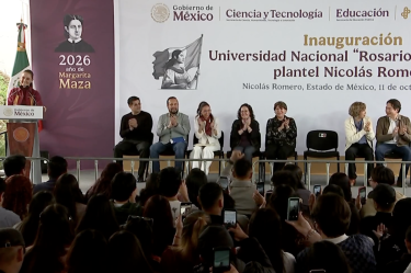 Durante el acto, la mandataria afirmó que la educación es la clave para cerrar la puerta a la violencia, la corrupción y el crimen organizado.