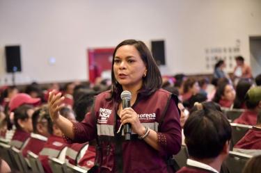 Beatriz Mojica destacó que todas las aspiraciones legítimas merecen respeto.
