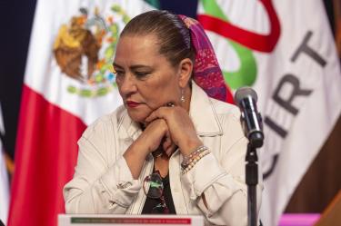 Taddei adelantó que este lunes renunciará al cargo de consejera presidenta.