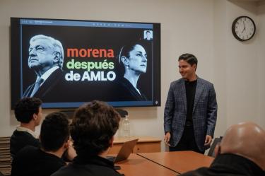 El director de Poligrama, Patricio Morelos, impartió conferencias en Harvard Kennedy School sobre estrategia electoral y los escenarios para las elecciones de 2027 en México