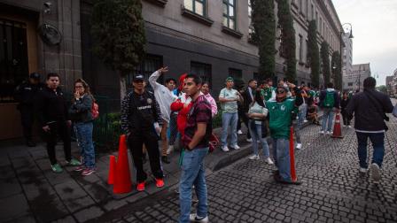 Fan Fest en el Zócalo de CDMX sí abrirá; fans comienzan a llegarFOTO: ANDREA MURCIA /CUARTOSCURO.COM