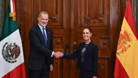 Reunión Sheinbaum y el rey de España