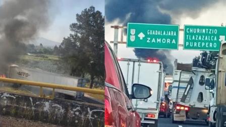 Los violentos "narcobloqueos" de carreteras que paralizaron partes del estado mexicano de Michoacán