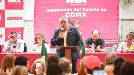 Guadalupe Acosta Naranjo anuncia que el partido acatará la sentencia para cambiar el logotipo y eliminar la palabra México.