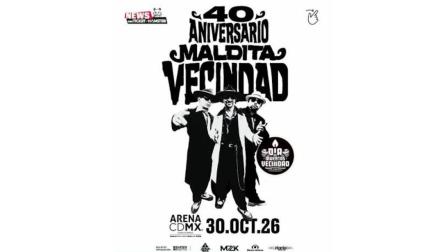 La Maldita Vecindad celebra 40 años de trayectoria con concierto en la Arena Ciudad de México